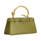 JW PEI Elena Snake Handle Top Handle Bag Matcha Green