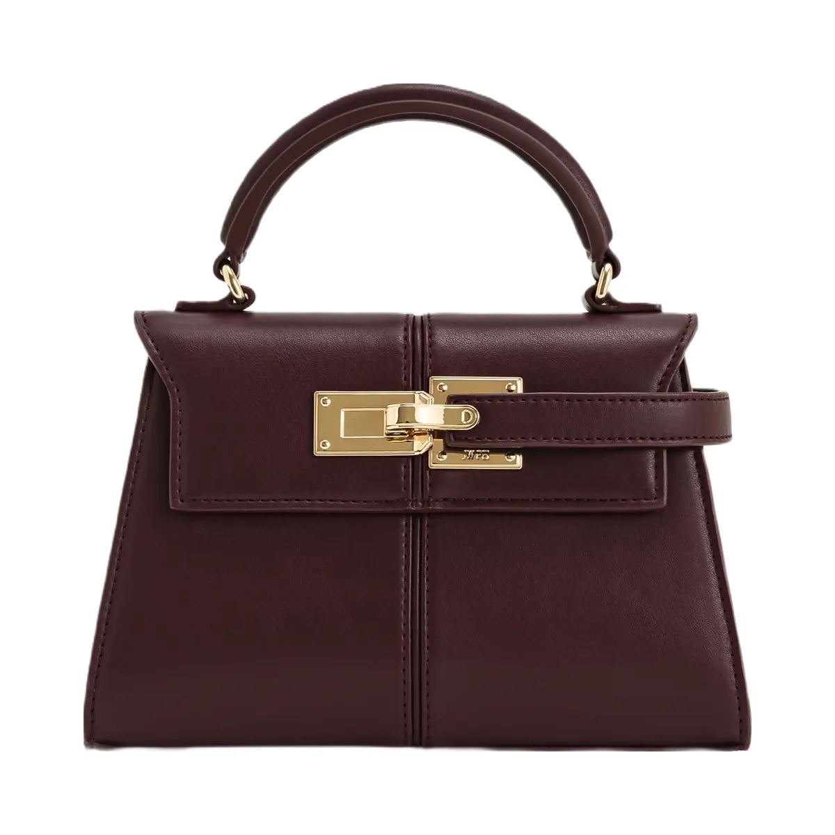 JW PEI Elise Top Handle Bag Deep Burgundy