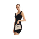 JW PEI Elise Top Handle Bag White