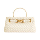 JW PEI Elora Woven Tote Bag White