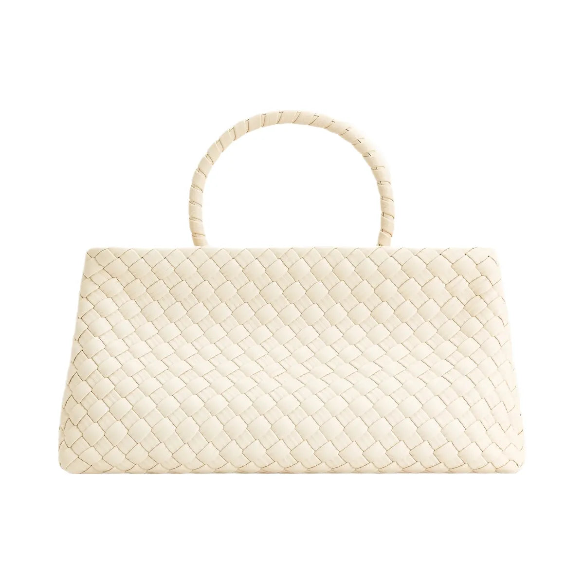 JW PEI Elora Woven Tote Bag White