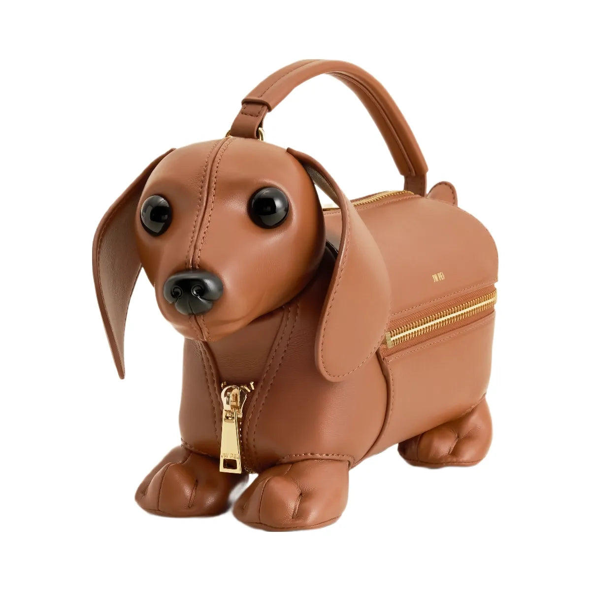 JW PEI Emilia Dog Shaped Bag Brown