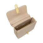 JW PEI Evania Lock Pebbled Shoulder Bag Khaki