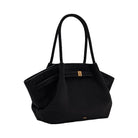 JW PEI Hana Medium Faux Suede Tote Bag Black