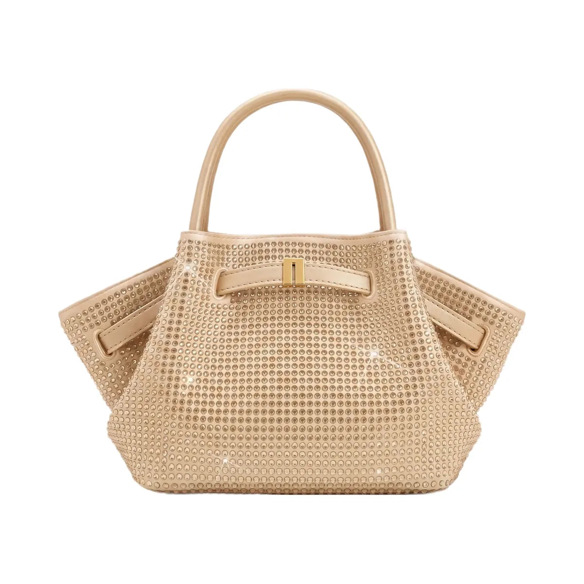 JW PEI Hana Mini Artificial Crystal Tote Bag Champagne