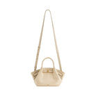 JW PEI Hana Mini Faux Suede Tote Bag Off White