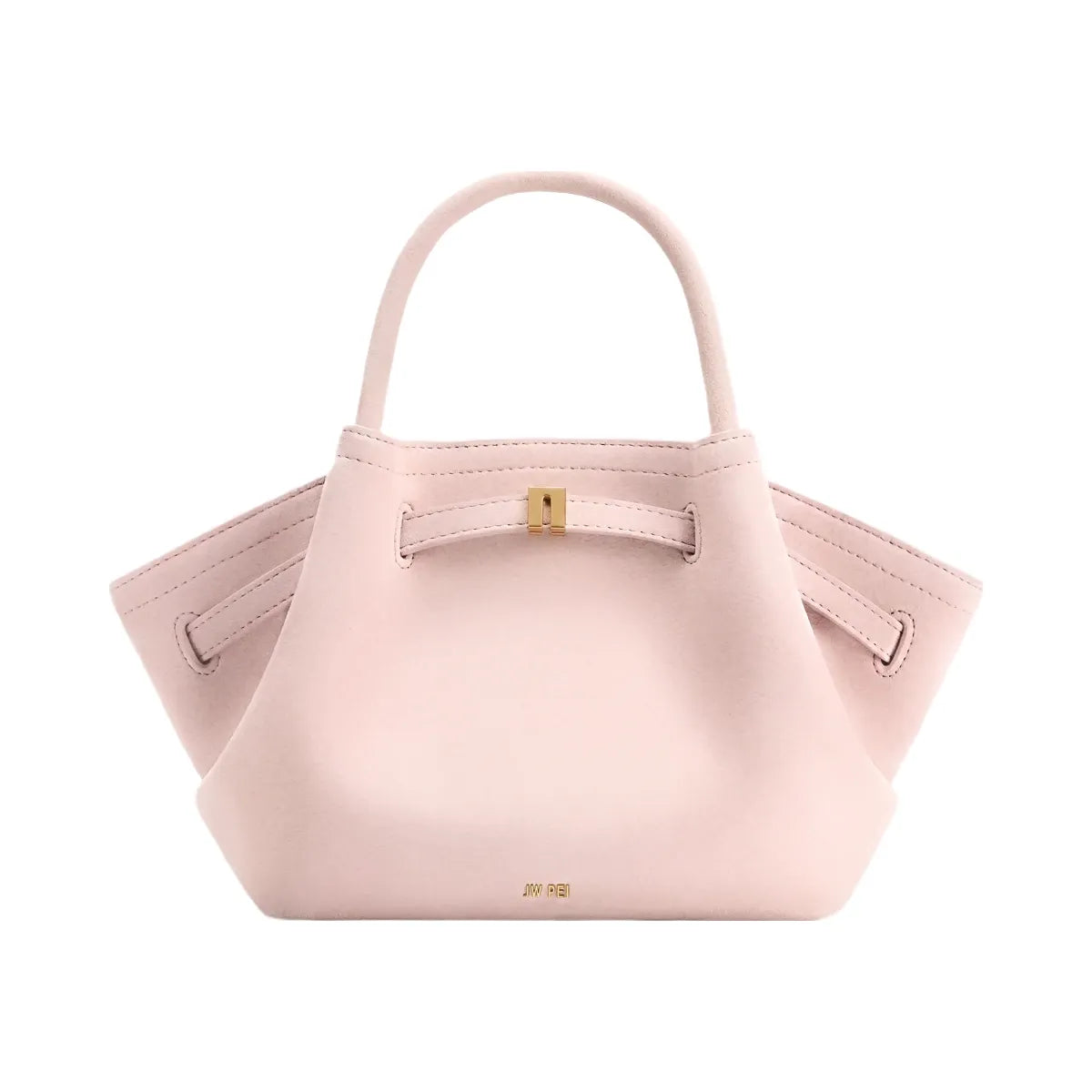 JW PEI Hana Mini Faux Suede Tote Bag Pink
