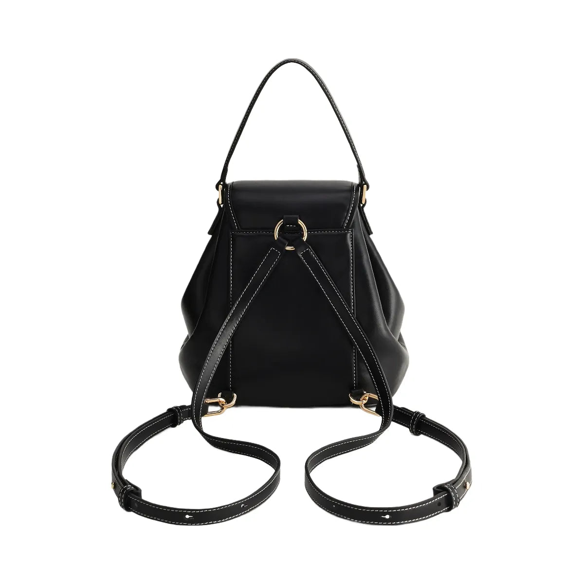 JW PEI Harper Buckle Pocket Backpack Black