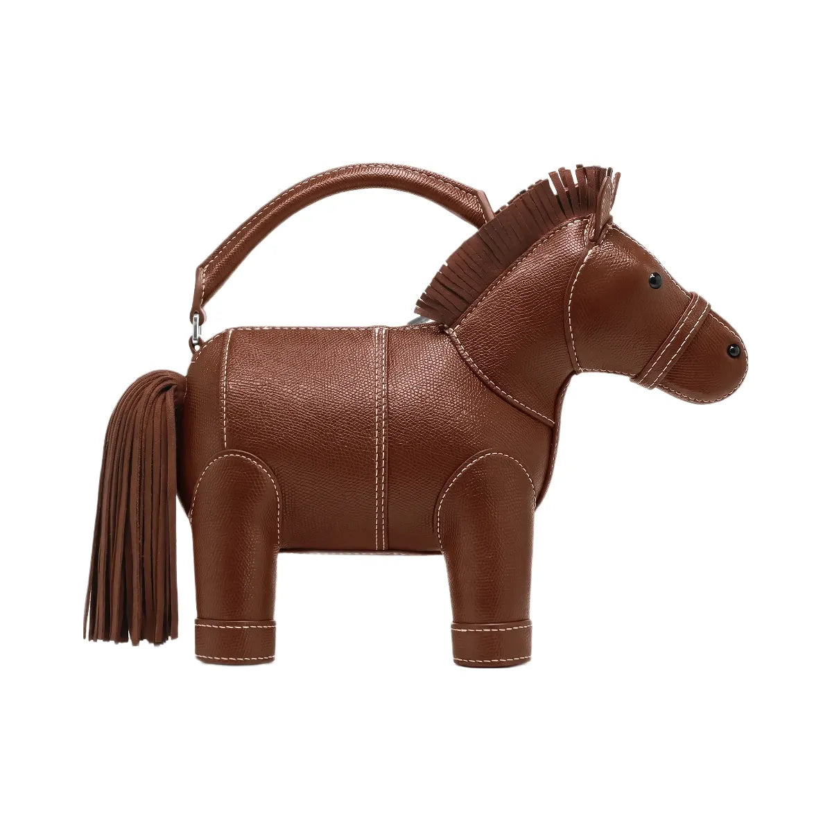 JW PEI Harper Horse Top Handle Bag Brown