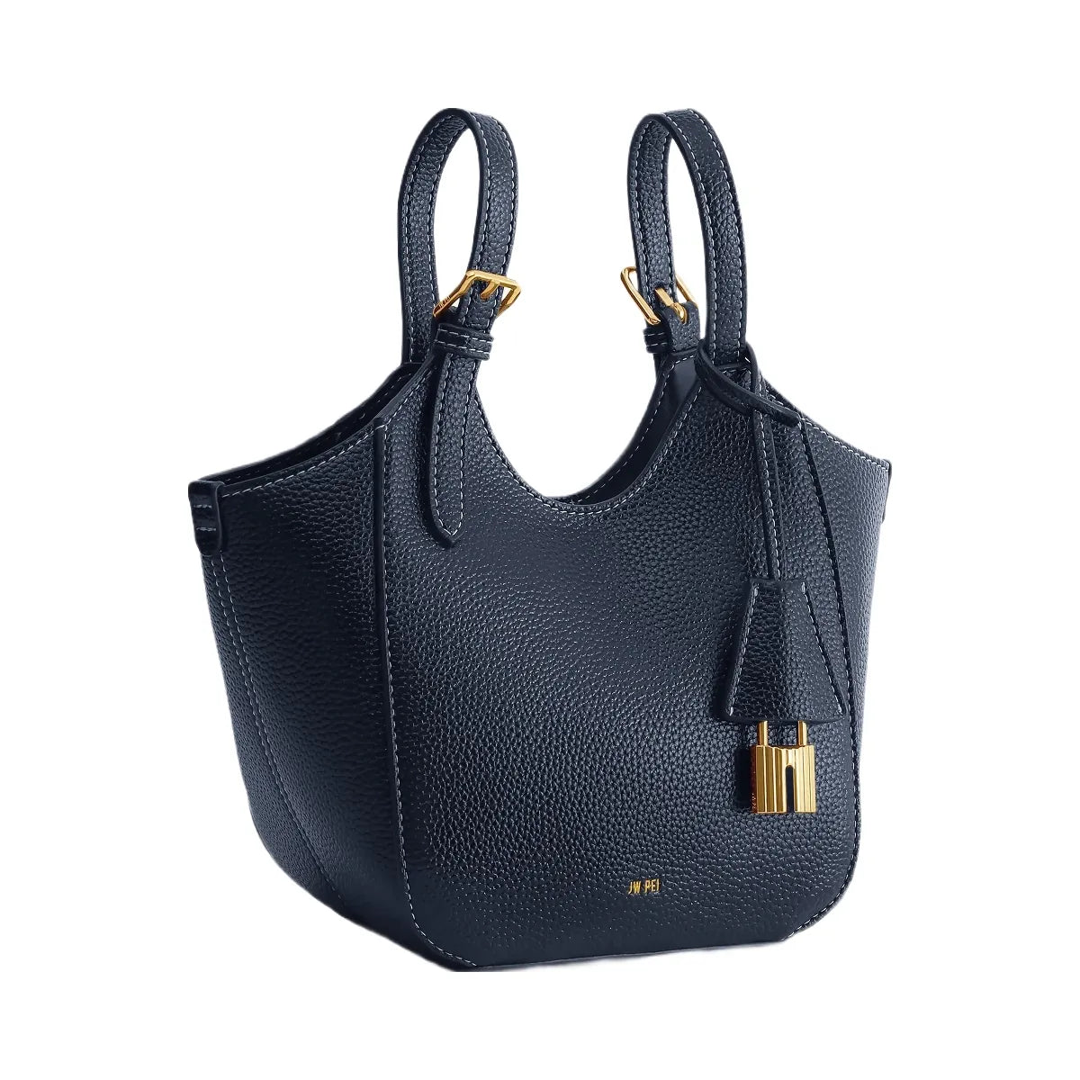 JW PEI Ines Padlock Tote Bag Navy