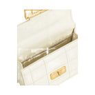 JW PEI Kaia Bamboo Metal Handle Handbag White