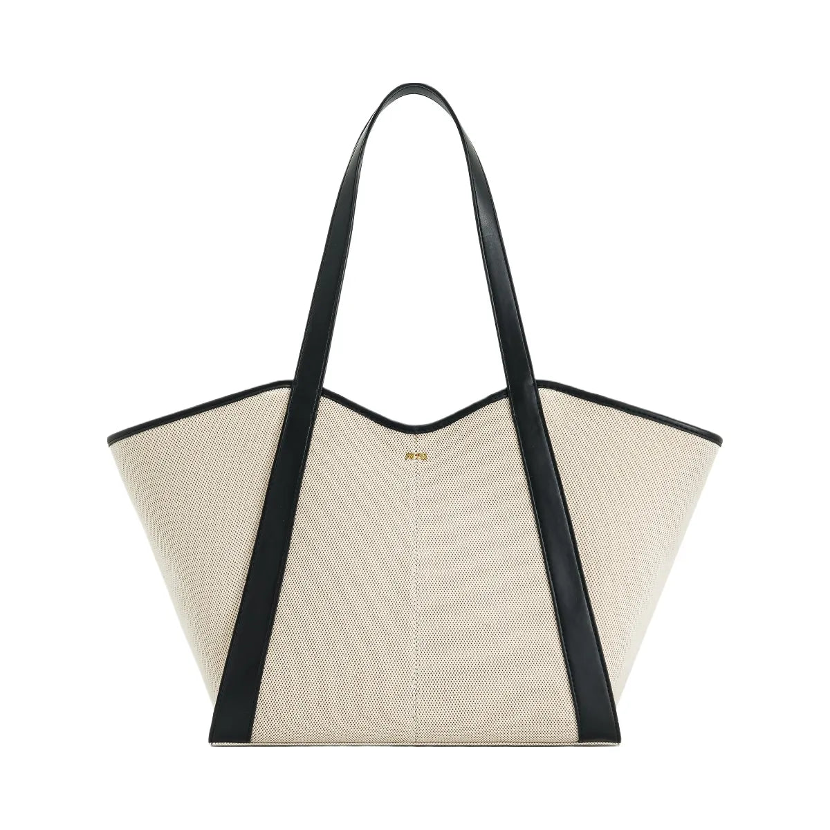 JW PEI Kiana Large Capacity Tote Bag Black Canvas