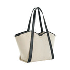 JW PEI Kiana Large Capacity Tote Bag Black Canvas