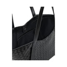 JW PEI Kiana Large Capacity Weave Texture Tote Bag Black