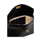 JW PEI Lucia Asymmetric Flap Shoulder Bag Black