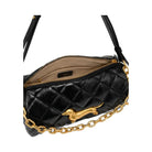 JW PEI Lucienne Dachshund Quilted Chain Shoulder Bag Black