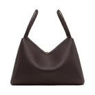 JW PEI Maelle Dachshund Charm Double Handle Bag Dark Brown