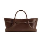 JW PEI Maeve Dachshund Metal Charm Tote Bag Dark Brown