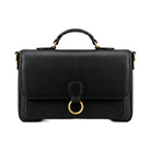 JW PEI Mirelle Pebbled Top Handle Satchel Black