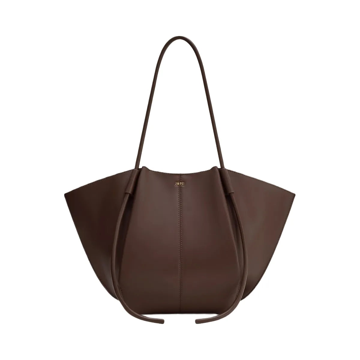 JW PEI Nala Wide Tote Bag Deep Brown