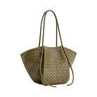 JW PEI Nala Wide Weave Texture Tote Bag Olive Green