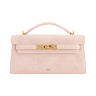 JW PEI Noor Faux Suede Top Handle Bag Pink