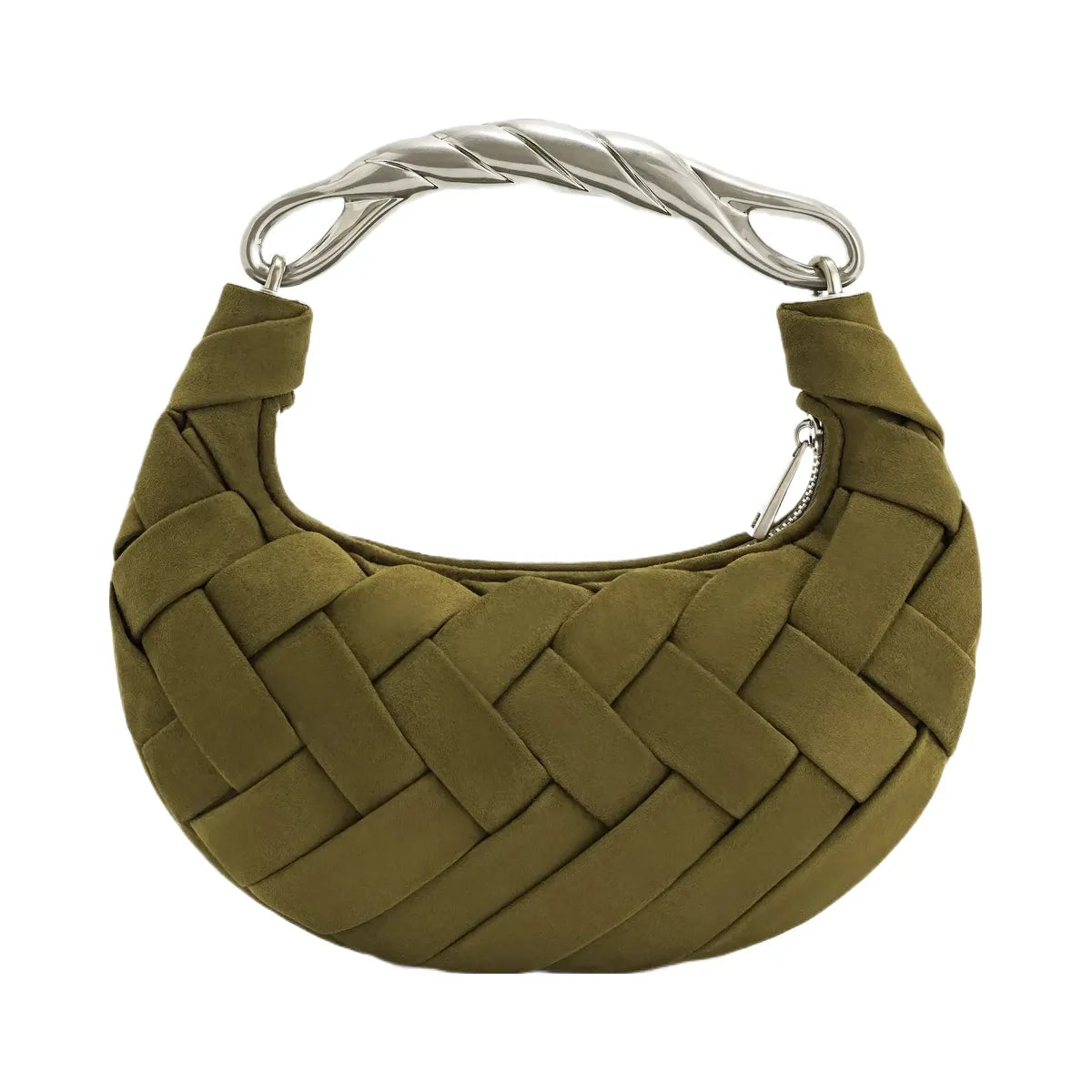 JW PEI Orla Weave Handbag Dark Olive