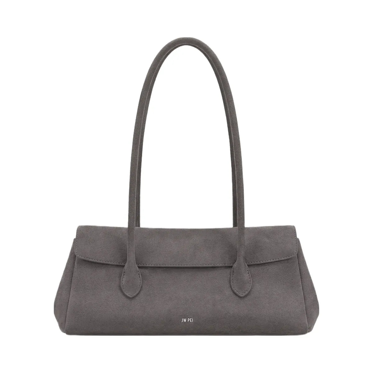 JW PEI Solenne Faux Suede East West Shoulder Bag Taupe
