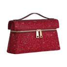 JW PEI Thea Artificial Crystal Top Handle Bag Red
