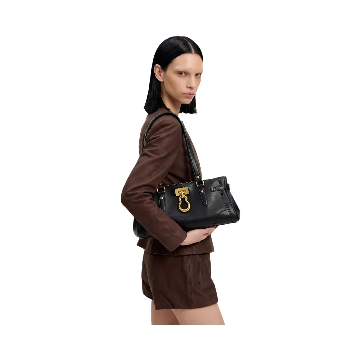 JW PEI Yvette Elongated Tote Bag Black