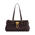 JW PEI Yvette Elongated Tote Bag Dark Brown