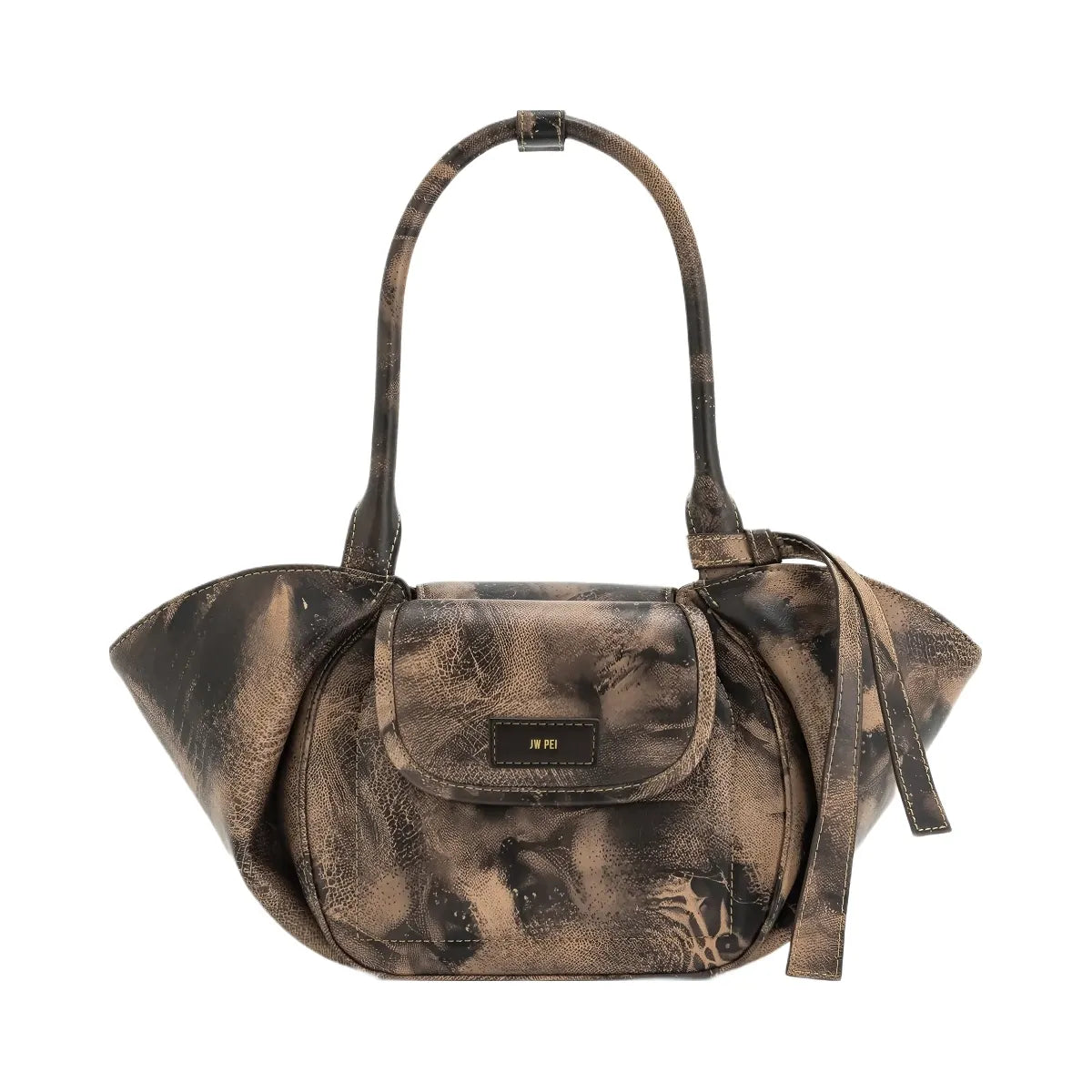JW PEI Zoey Pockets Shoulder Bag Brown