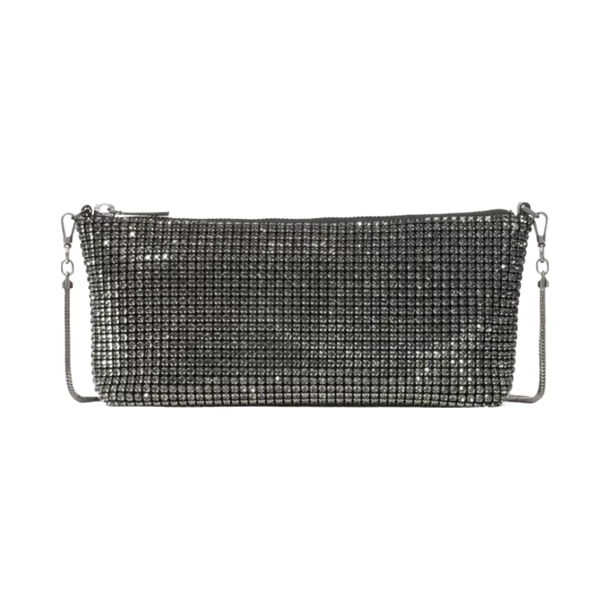 Kate Spade Andie Faux Crystal Mesh Small Shoulder Green Multi