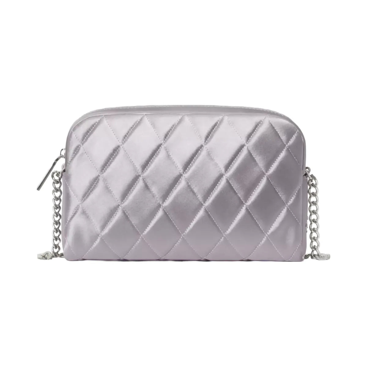 Kate Spade Carey Quilted Satin Mini Camera Bag Gravel Grey