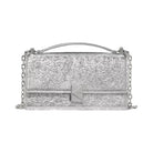 Kate Spade Deco Crinkle Metallic Mini Crossbody Bag Silver