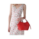 Kate Spade Deco Small Tulip Tote Bag Heirloom Tomato