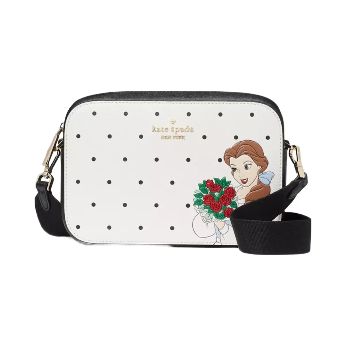 Kate Spade Disney X Kate Spade New York Beauty And The Beast Mini Camera Bag Cream Multi