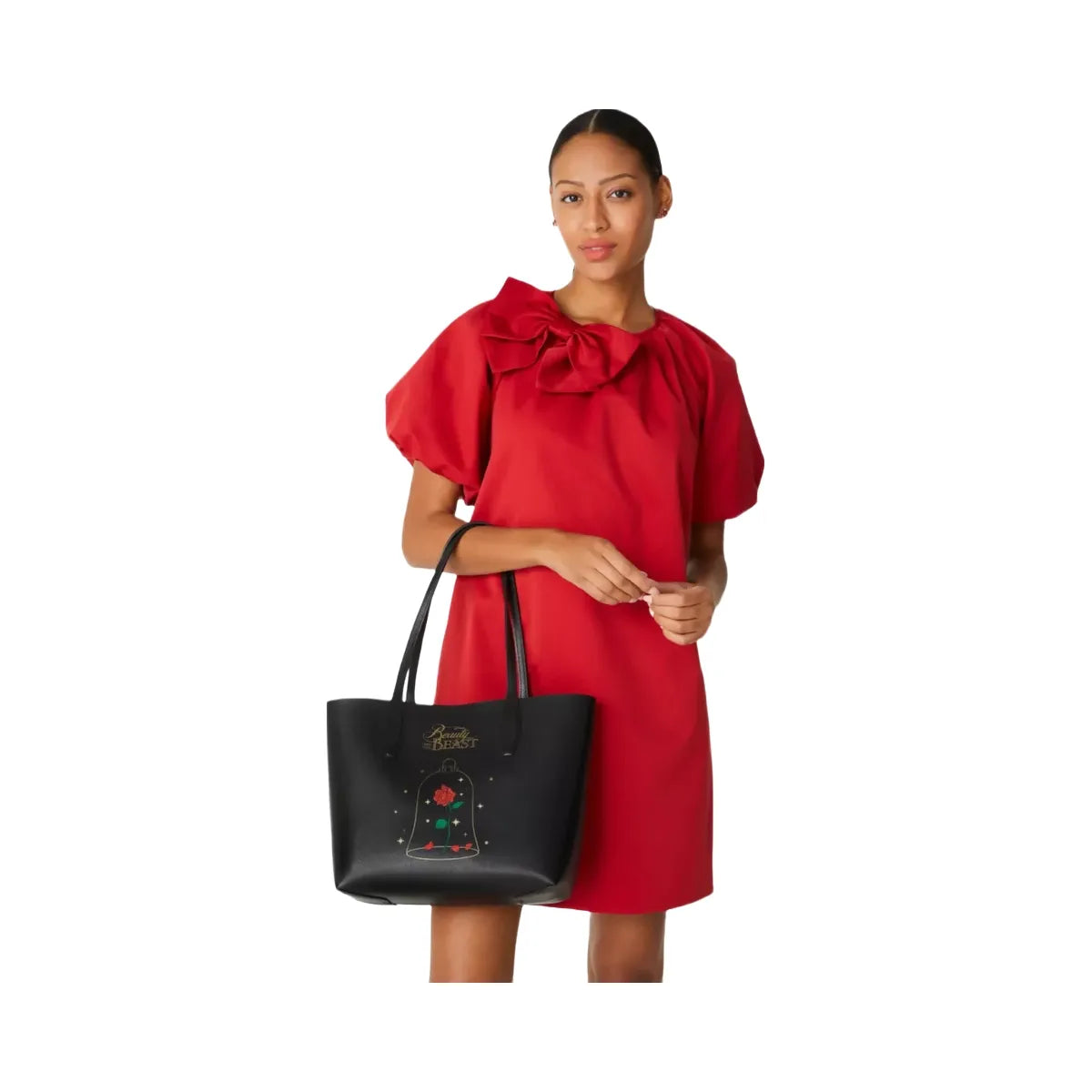 Kate Spade Disney X Kate Spade New York Beauty And The Beast Small Tote Black Multi