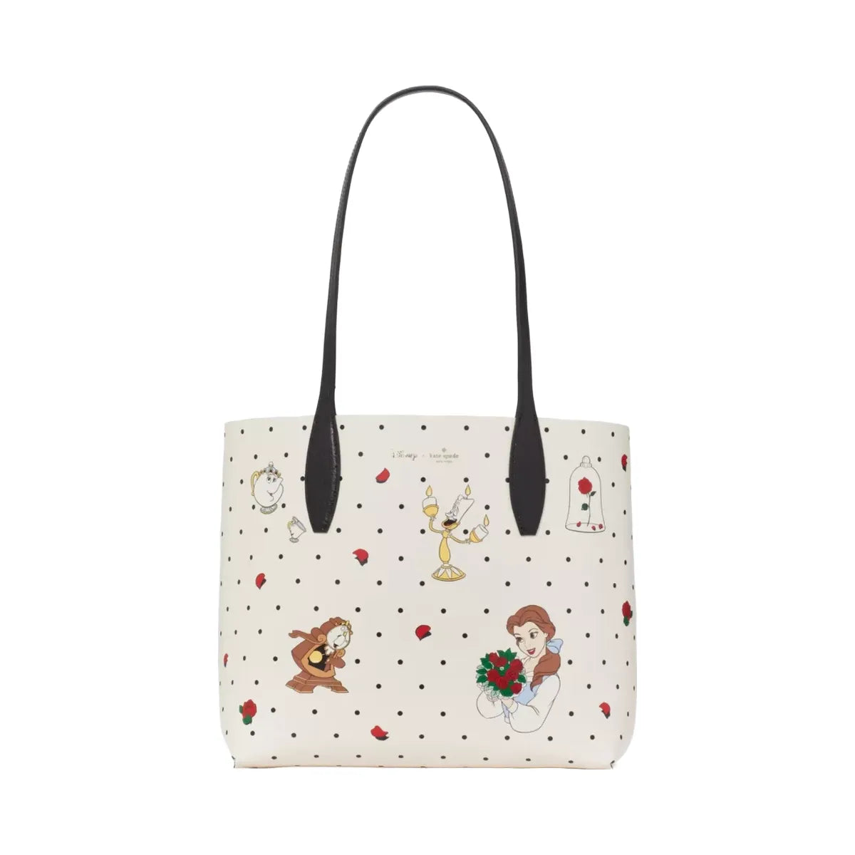 Kate Spade Disney X Kate Spade New York Beauty And The Beast Small Tote Black Multi