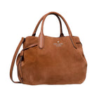 Kate Spade Dumpling Suede Satchel Warm Gingerbread