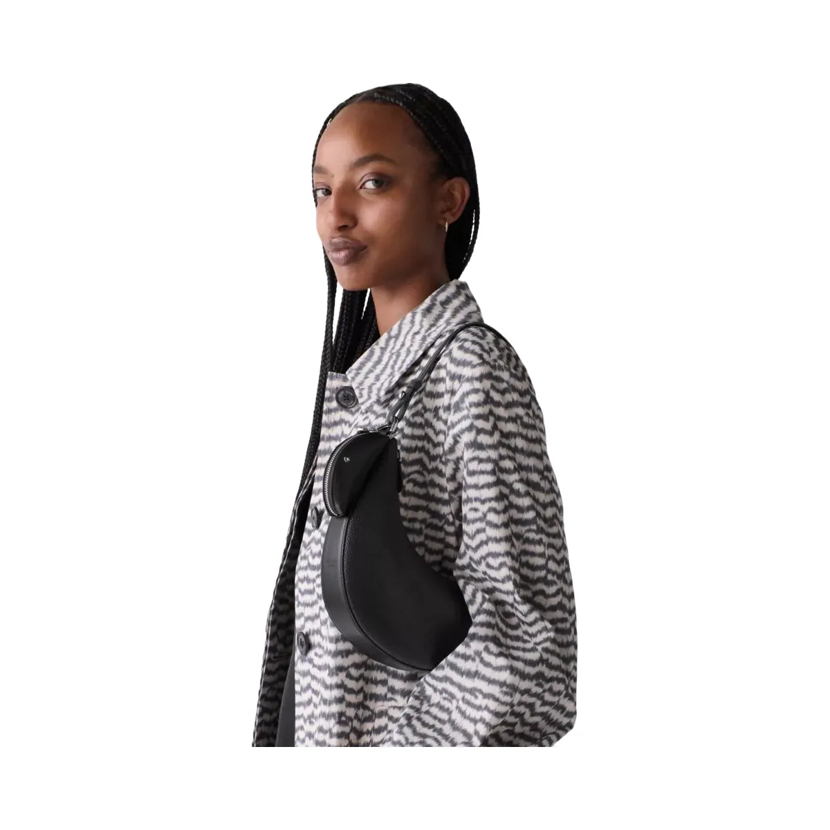 Kate Spade Duo Mini Shoulder Bag Black/Silver