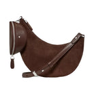 Kate Spade Duo Suede Crossbody Bag Hot Fudge