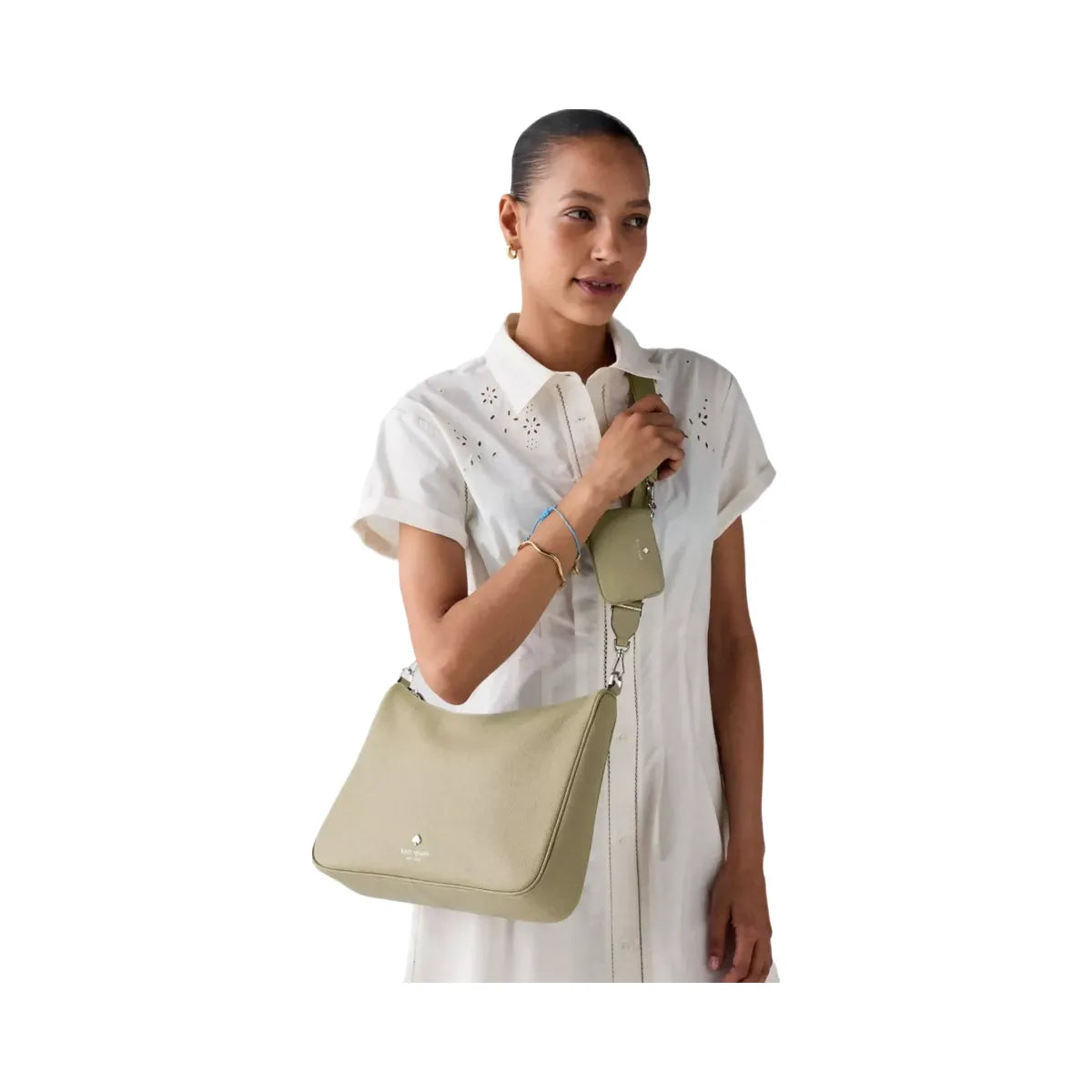 Kate Spade Emma Large Crossbody Bag Elm