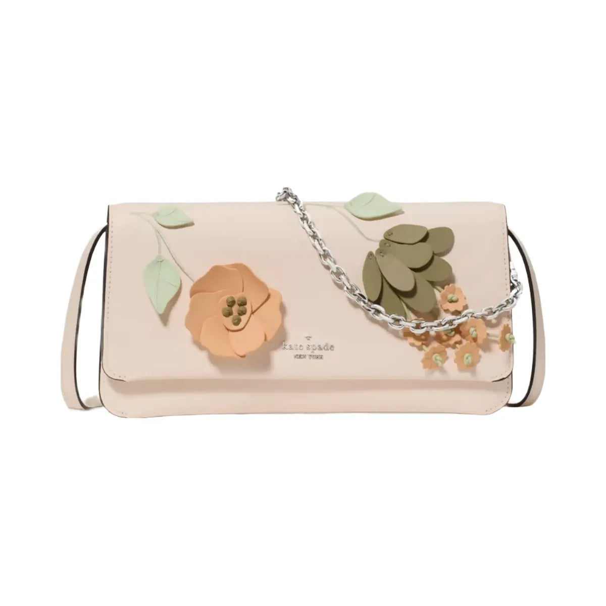 Kate Spade Ivy Floral Crossbody Bag Fresh Peach Multi