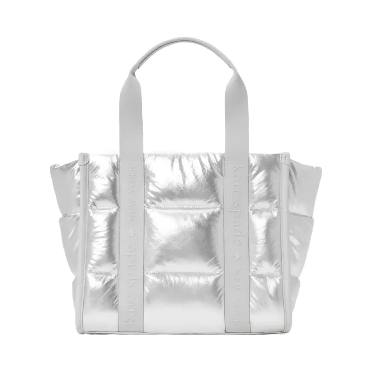 Kate Spade Kip Puffy Small Tote Silver