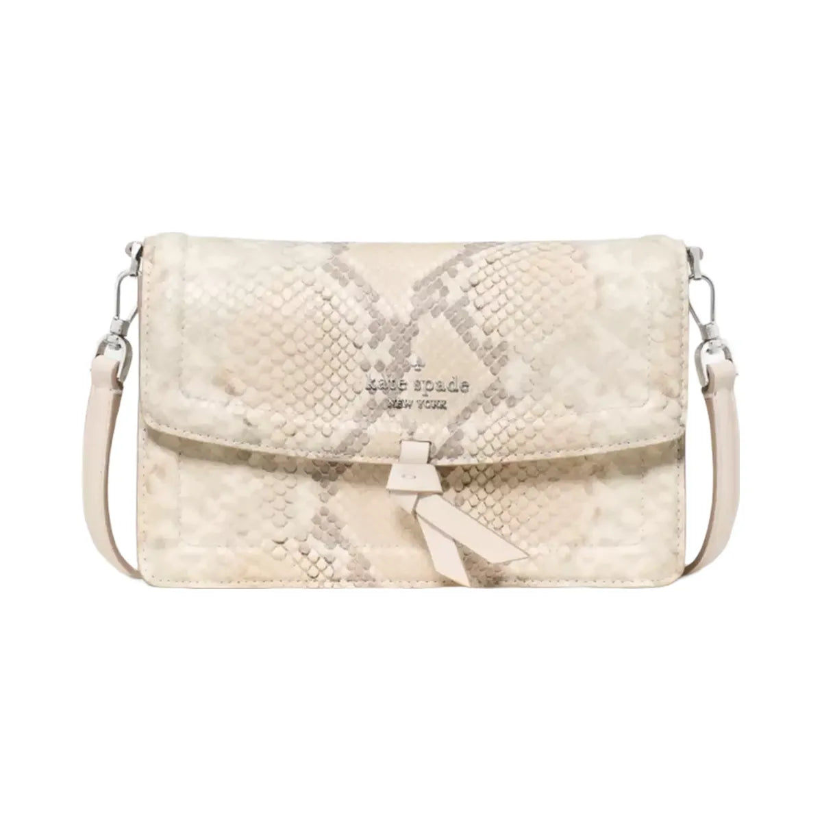 Kate Spade Knott Snake Mini Crossbody Bag Natural Multi