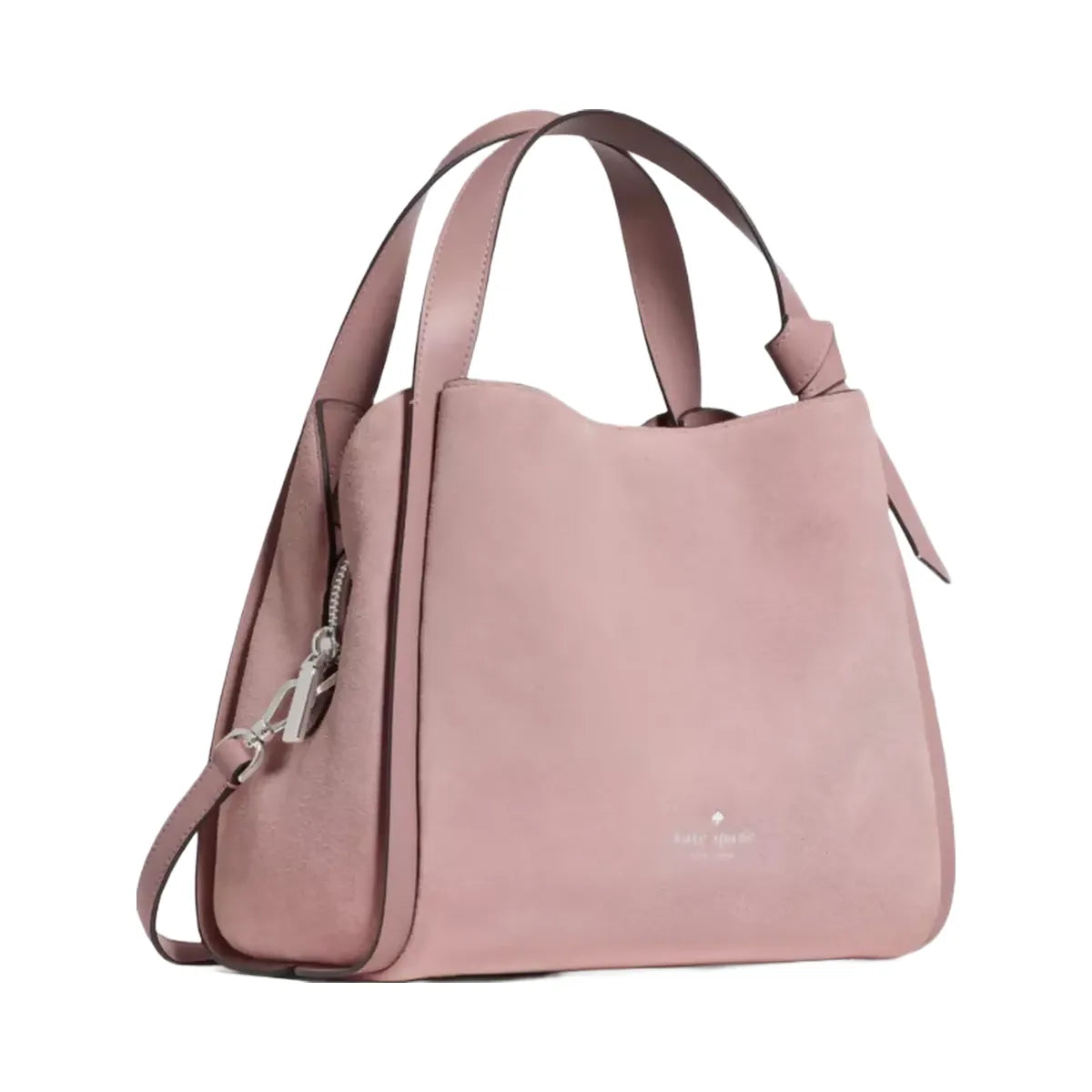 Kate Spade Knott Suede Carryall Bag Dusk Rose