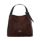 Kate Spade Knott Suede Carryall Bag Hot Fudge