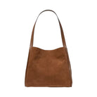 Kate Spade Knott Suede Large Carryall Warm Gingerbread