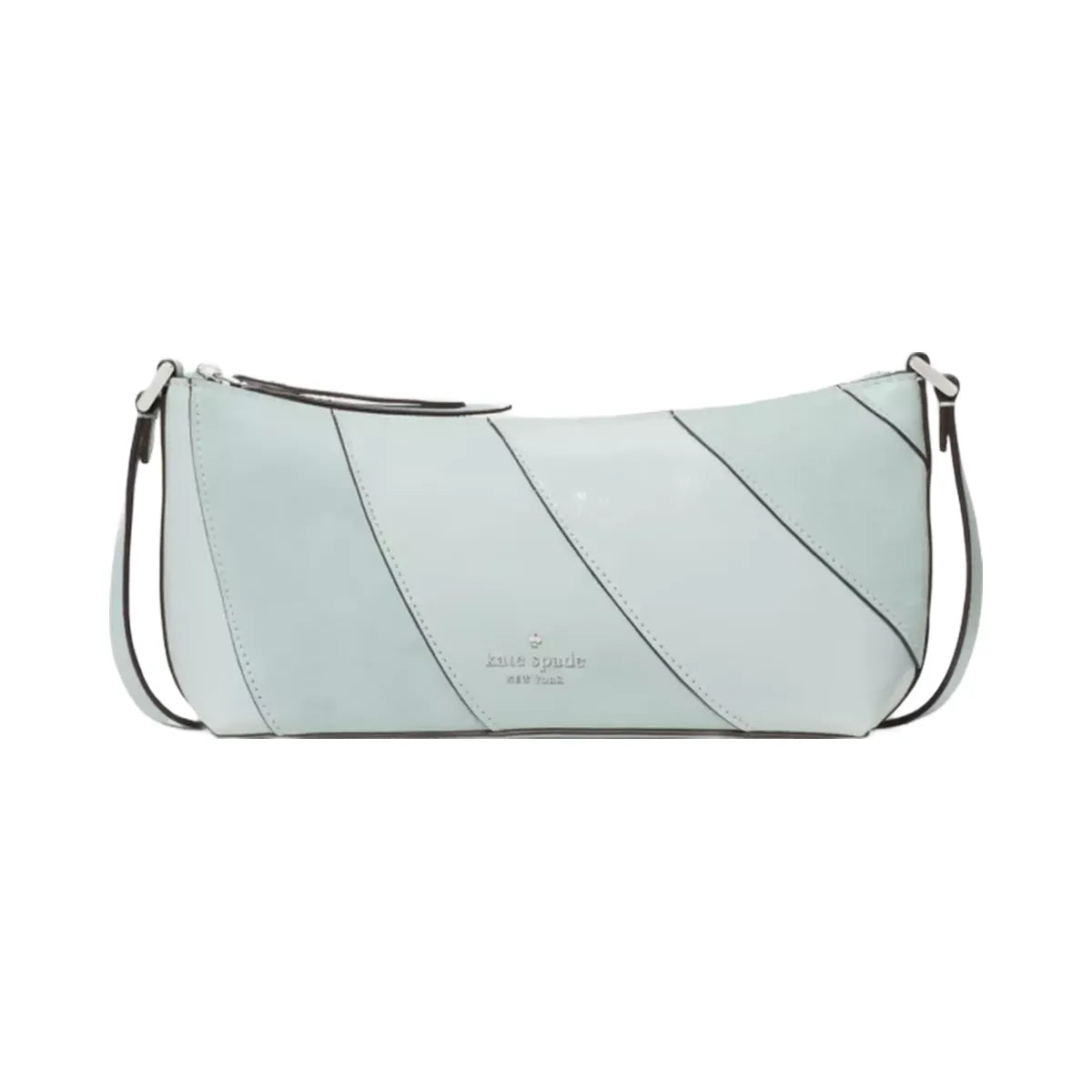 Kate Spade Lenox Suede Mix Mini Crossbody Bag Lake Mist Multi